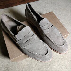 Meermin Beige Suede Loafers 12US 11UK Never Worn With Box!